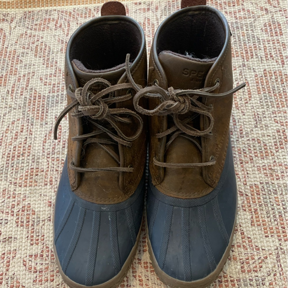 Sperry Men's Leather and Rubber Boots